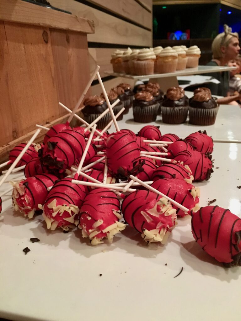 cake pops and cupcakes