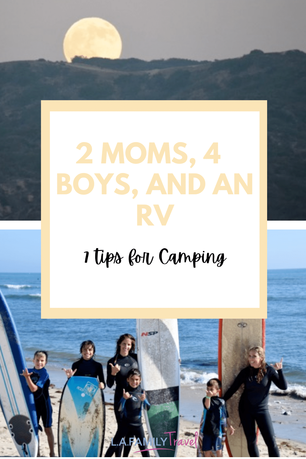 2 Moms, 4 Boys, and an RV - 7 Tips For Camping at San Onofre State Beach