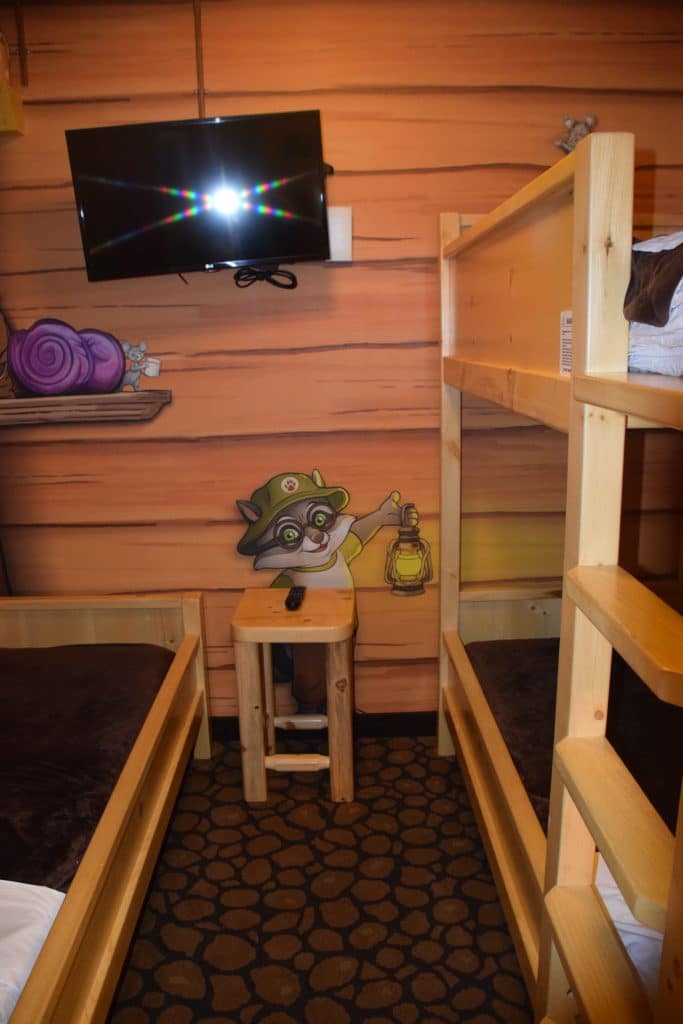 three bunk beds - Great Wolf Lodge Spooktacular