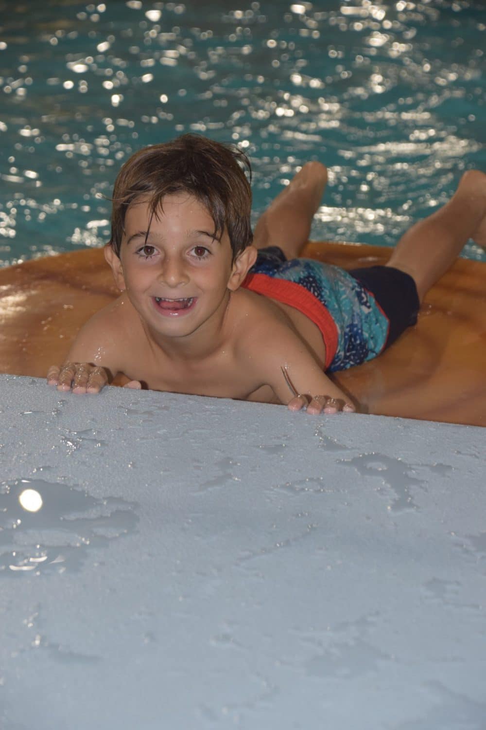 boy on raft - Great Wolf Lodge Spooktacular