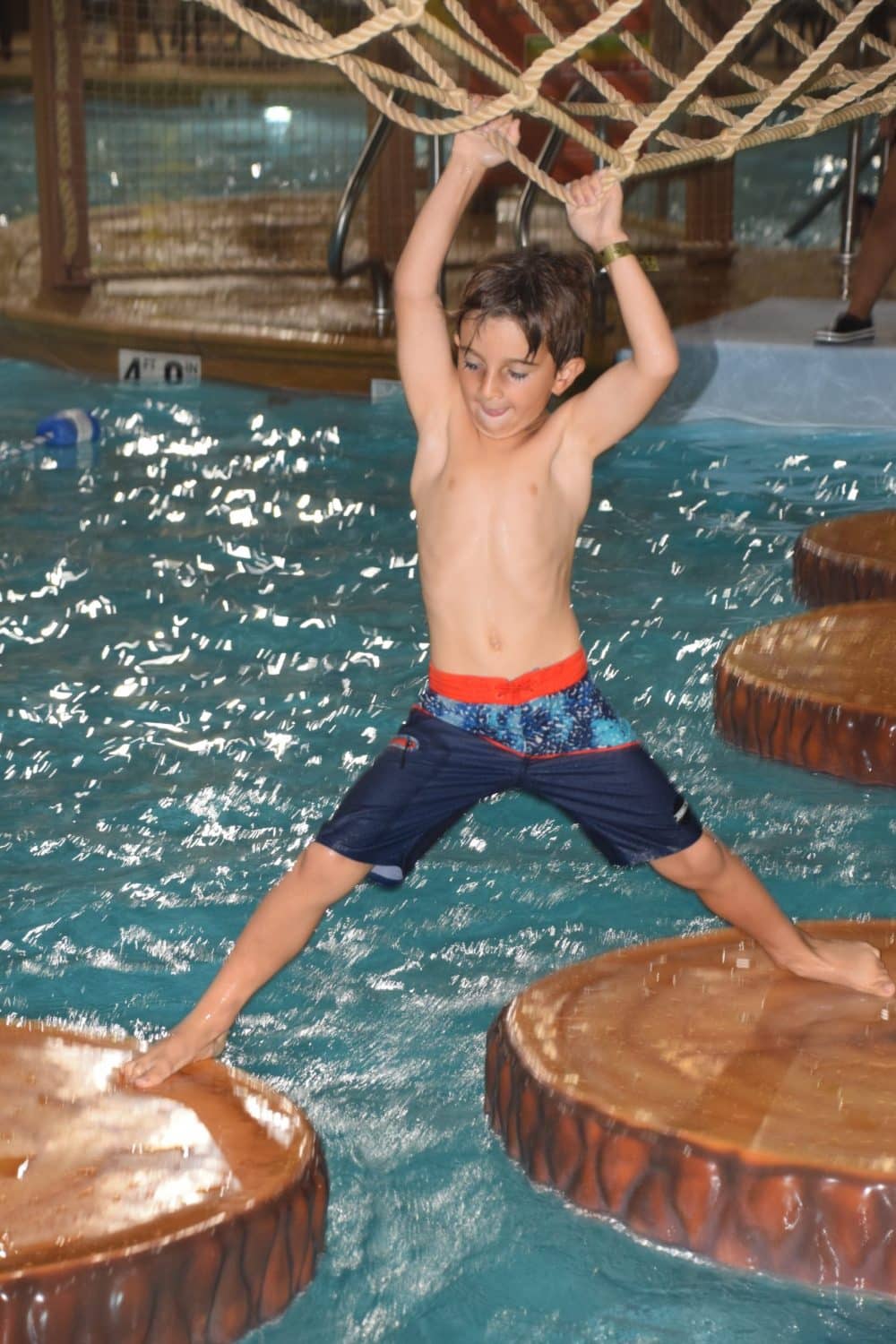 wet ropes course - Great Wolf Lodge Spooktacular