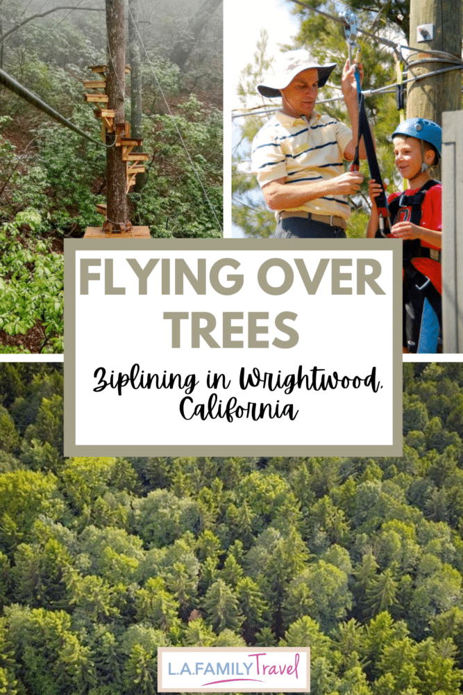 Flying Over Trees - Ziplining in Wrightwood California 