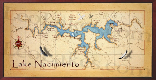 Lake Nacimeinto map aka Dragon Lake - 7 Tips For A Fun, Romantic Trip to Lake Nacimiento