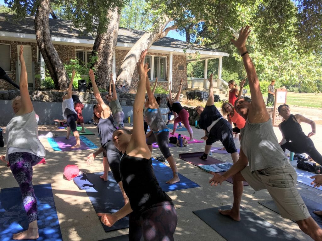 yoga class - Free Yoga in the Santa Monica Mountains