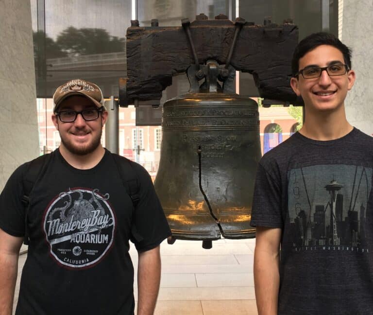 Two boys and the liberty bell - 4 Spots in Philadelphia To Make History Cool With Teens