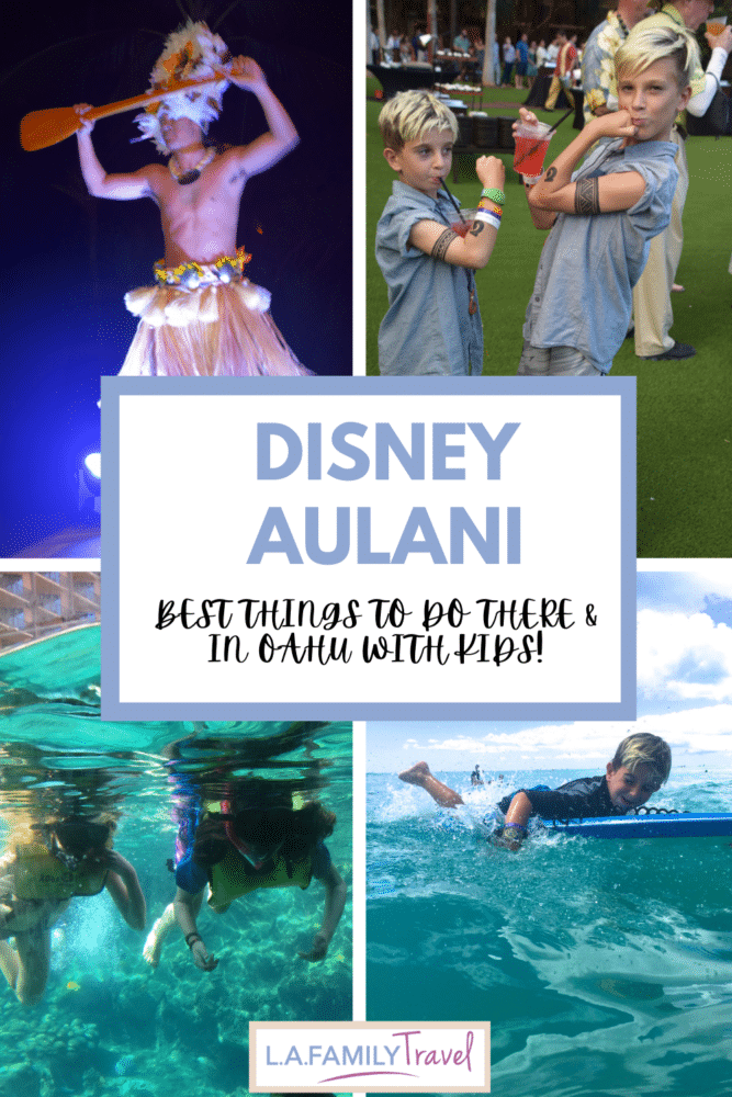 BEST THINGS TO do on Oahu with kids if you're staying at the Disney Aulani in Oahu.