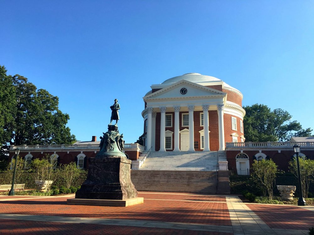 The Rotunda at the University of Virginia  - Photo by Samantha Davis-Friedman - Visiting 3 Presidential Houses with Kids
