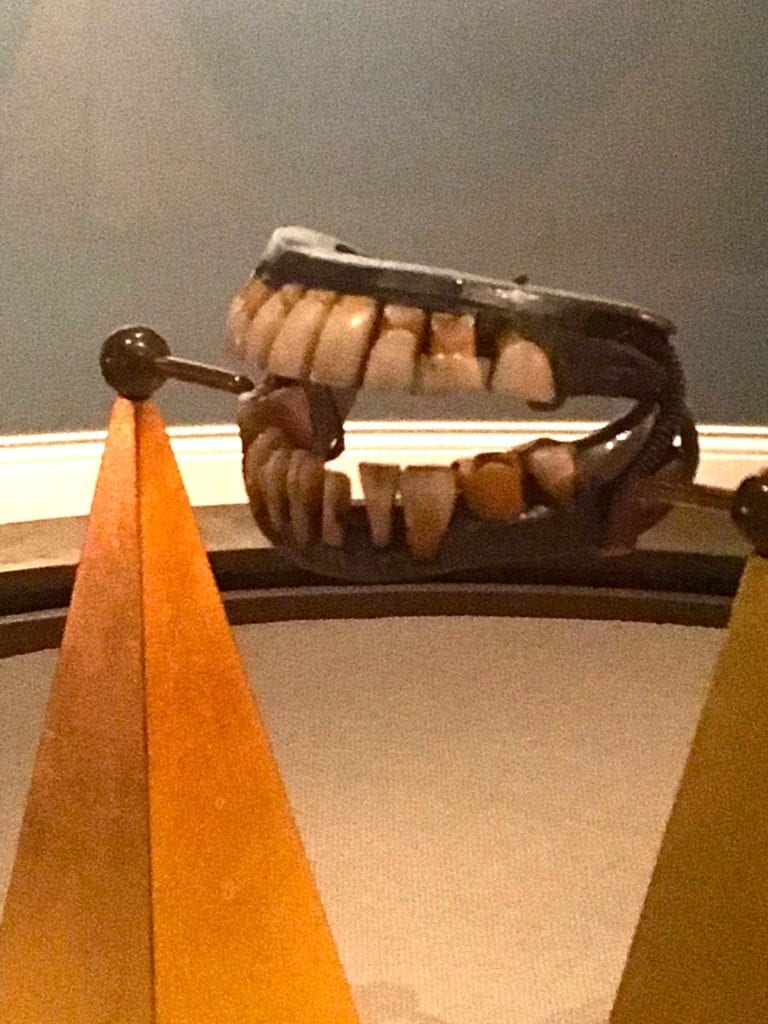 Washington’s dentures  - Photo by Samantha Davis-Friedman - Visiting 3 Presidential Houses with Kids