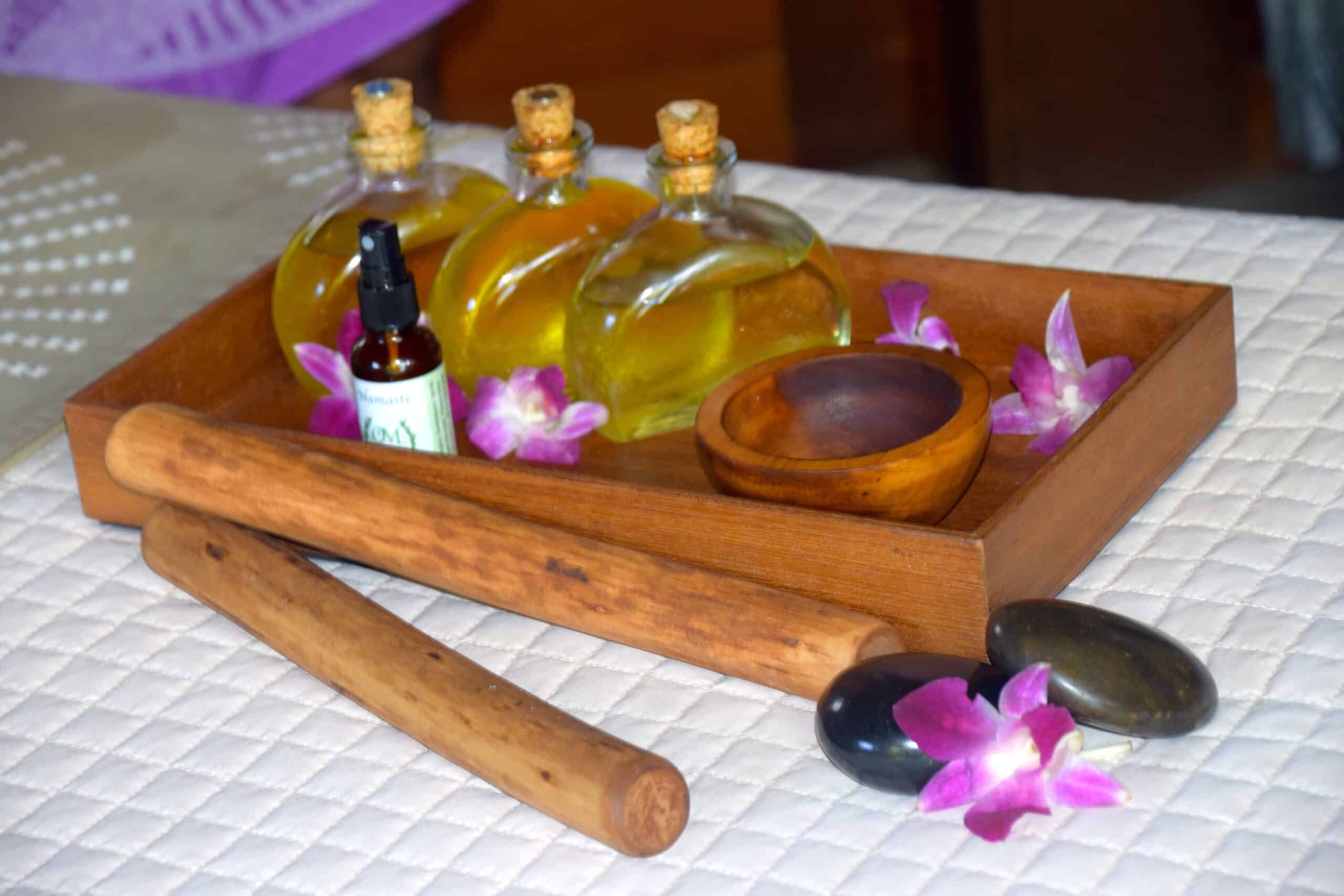 Lomi Lomi involves foot long guava wood sticks, essential oils and bliss. We learned that every Hawaiian family has within it someone designated as a healer.