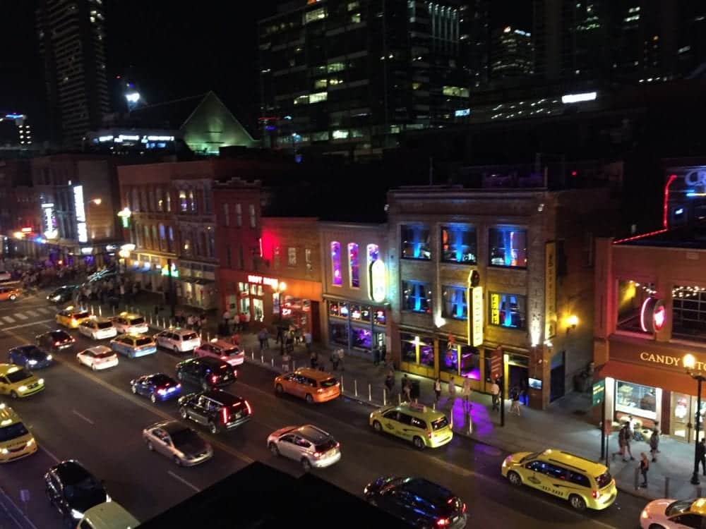 Broadway Rooftop view - The Most Fun You Can Have With Your Girlfriends in Nashville