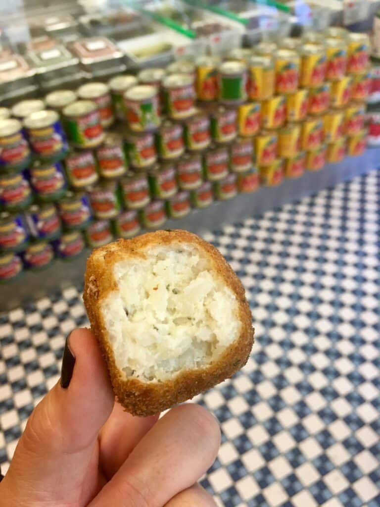 The arancini at Faicco’s Italian market- Photo Credit Samantha Davis-Friedman - Walking the Streets of NYC: 2 Tours with Kids & Teens