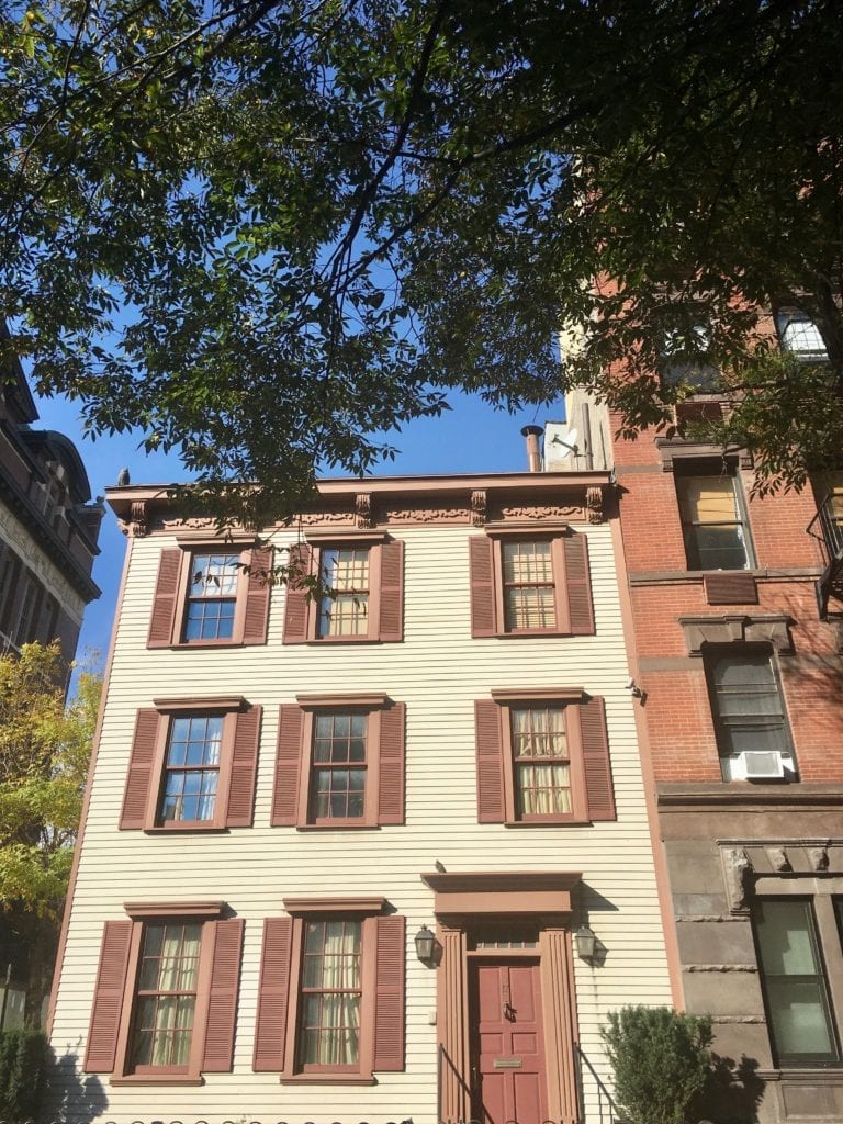 The oldest building in Greenwich Village - Photo Credit Samantha Davis-Friedman - Walking the Streets of NYC: 2 Tours with Kids & Teens