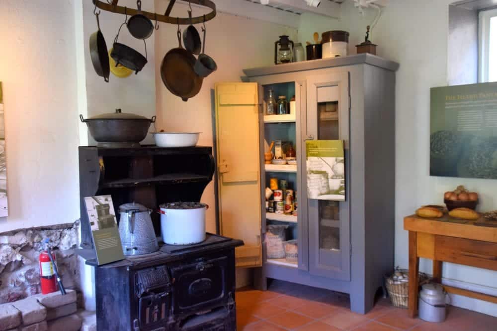 old kitchen - cave kayaking channel islands