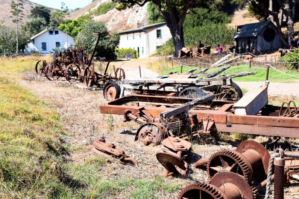 artifacts from old ranch - cave kayaking channel islands