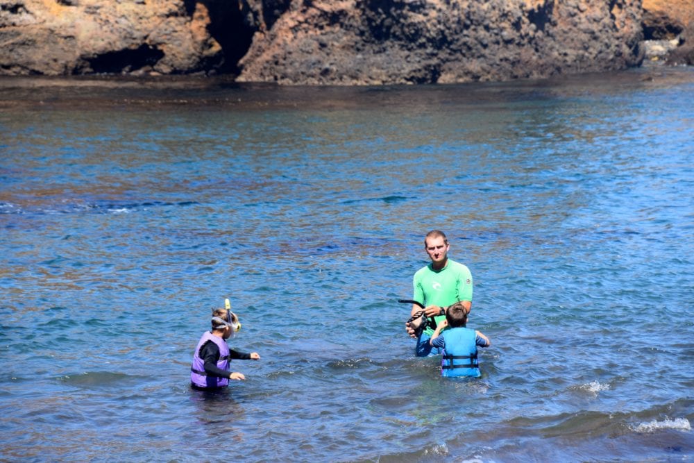 Santa Barbara Adventure Company snorkels - cave kayaking channel islands