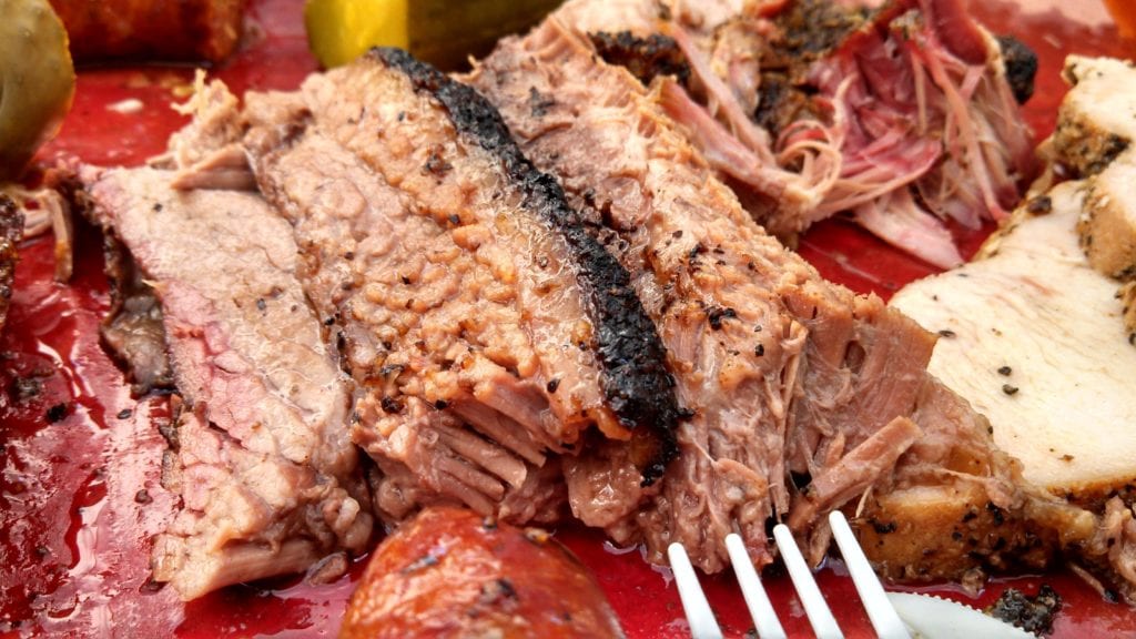 meat at La Barbecue... The ABC's of Food Tours with Teens