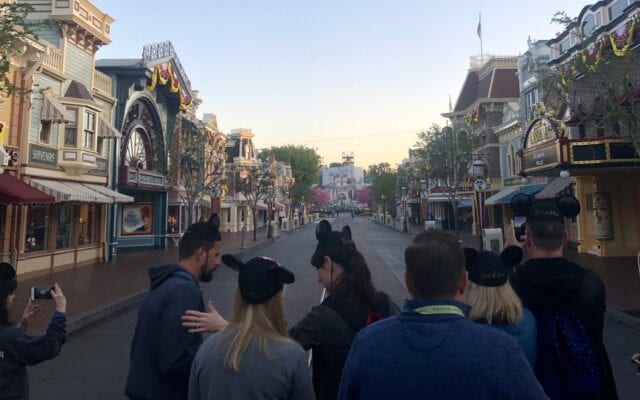 Main Street Disneyland - disneyland family vacation package Adventures by Disney