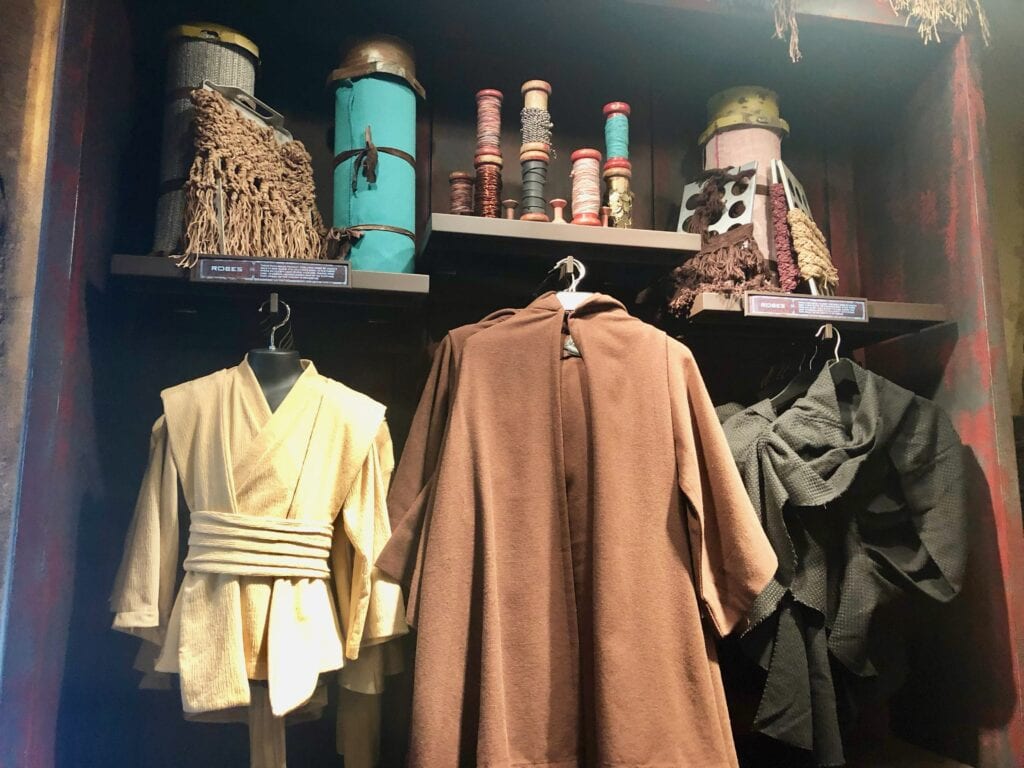 The clothing in Black Spire Outfitters was created using the original patterns from the LucasFilm archives - Photo by Samantha Davis-Friedman