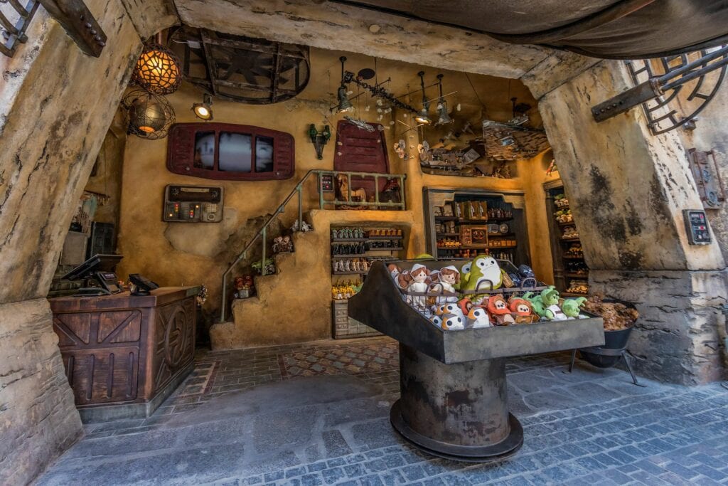 The Toydarian Toymaker stall sells artisan-style plush characters, wood and tin toys, and musical instruments - Photo by Joshua Sudock/Disney Parks