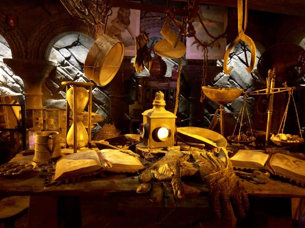 Hagrid's Worktable - Attraction Review: Hagrid’s Magical Creatures Motorbike Adventure