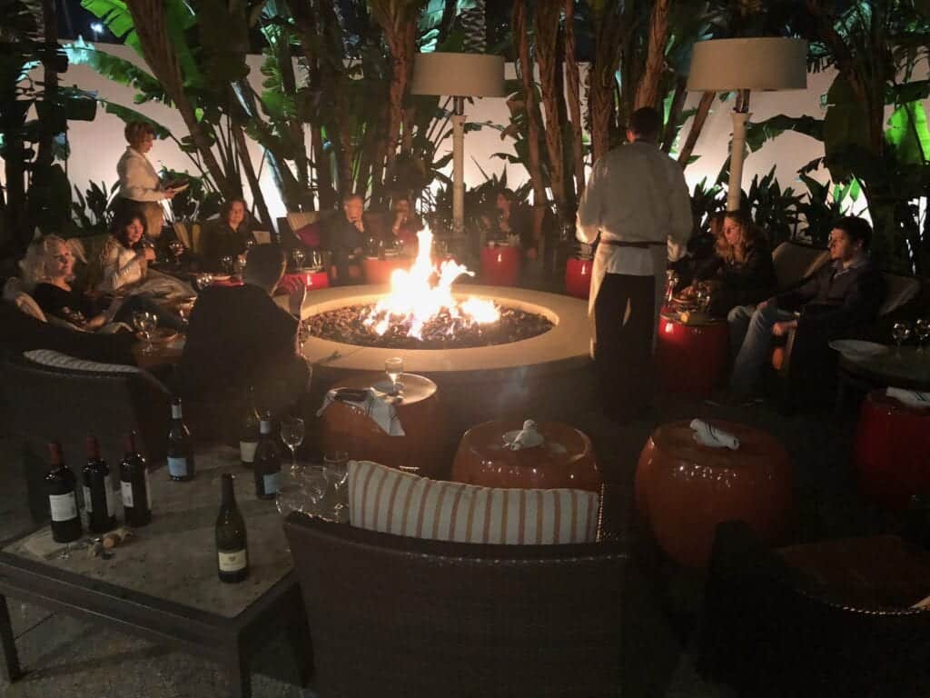 Hotel Irvine EATS fire circle - Things to do in Irvine with kids
