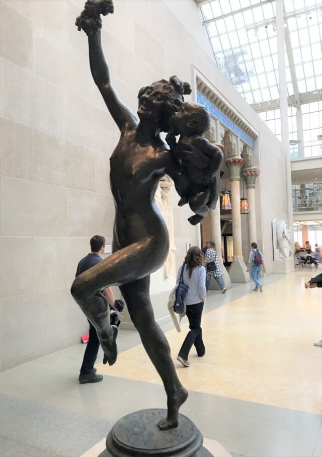 Bacchante and Infant Faun - solo girl's trip new york city