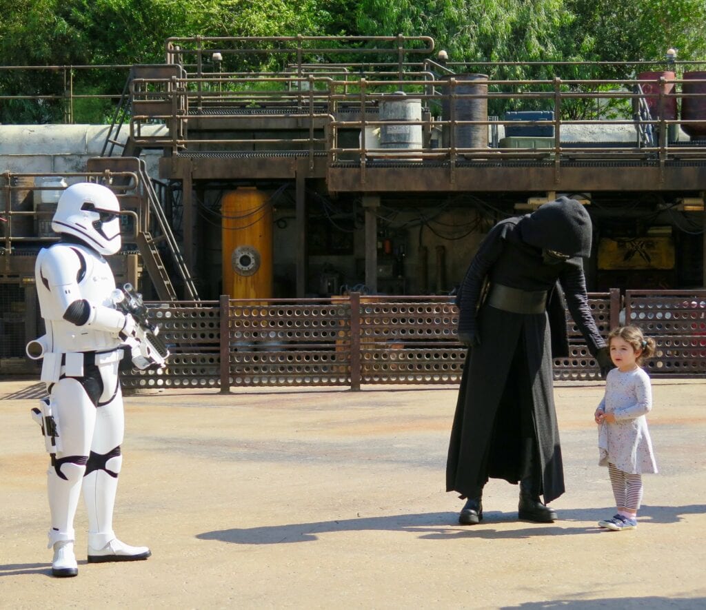 Little girl playing with Star Wars characters - Behind the Scenes at Disney: An Invitation to Explore