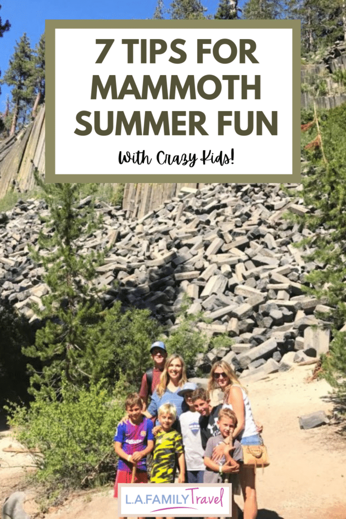 MAMMOTH Lake with kids is full of opportunity for fun and adventure! Check out these 7 tips that will make your family trip so much fun! June Lake and family travel fun!