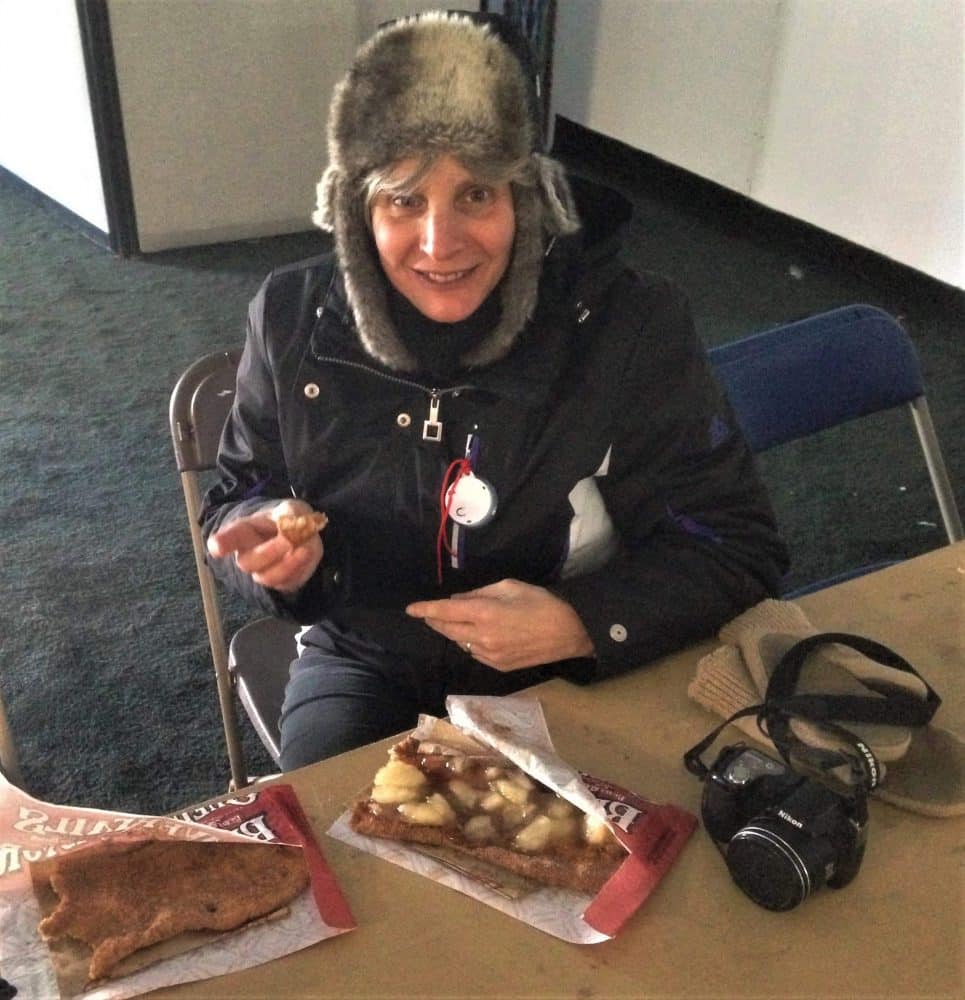 Beaver Tail Eating - winter carnaval quebec city