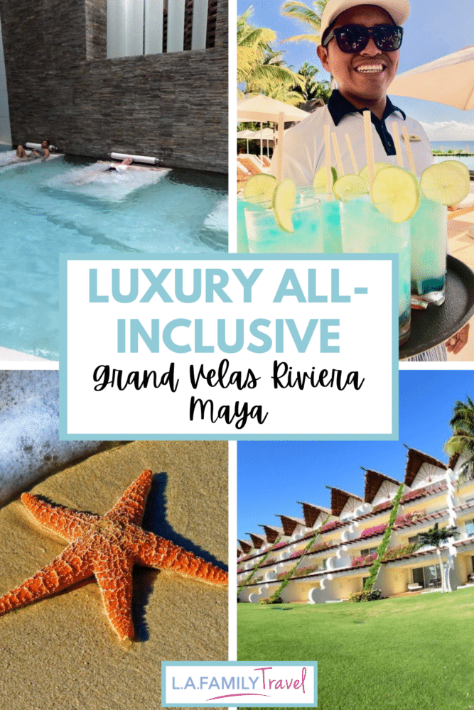 Grand Velas Riviera Maya a luxury all-inclusive hotel that is 5 stars and 5 diamonds. Perfect for a luxury family vacation.
