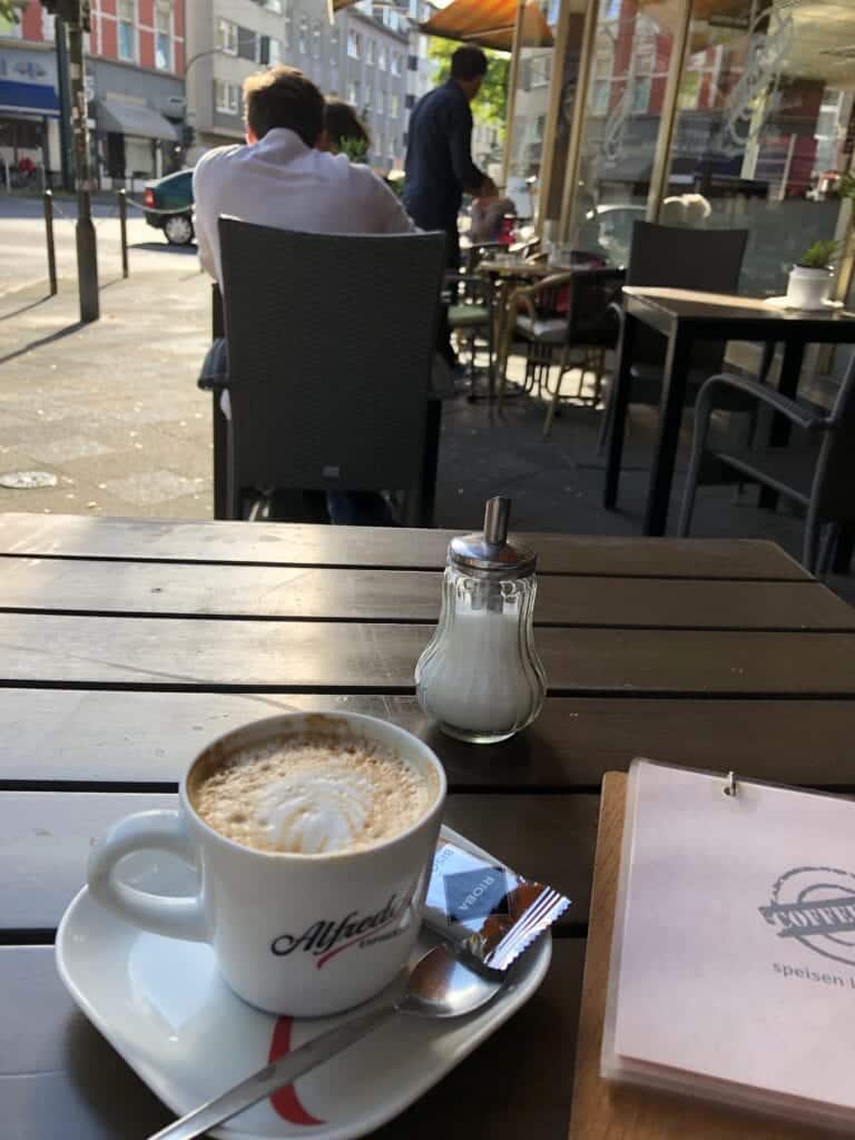 Coffee shop - How to Survive a Vacation in Europe with a Baby