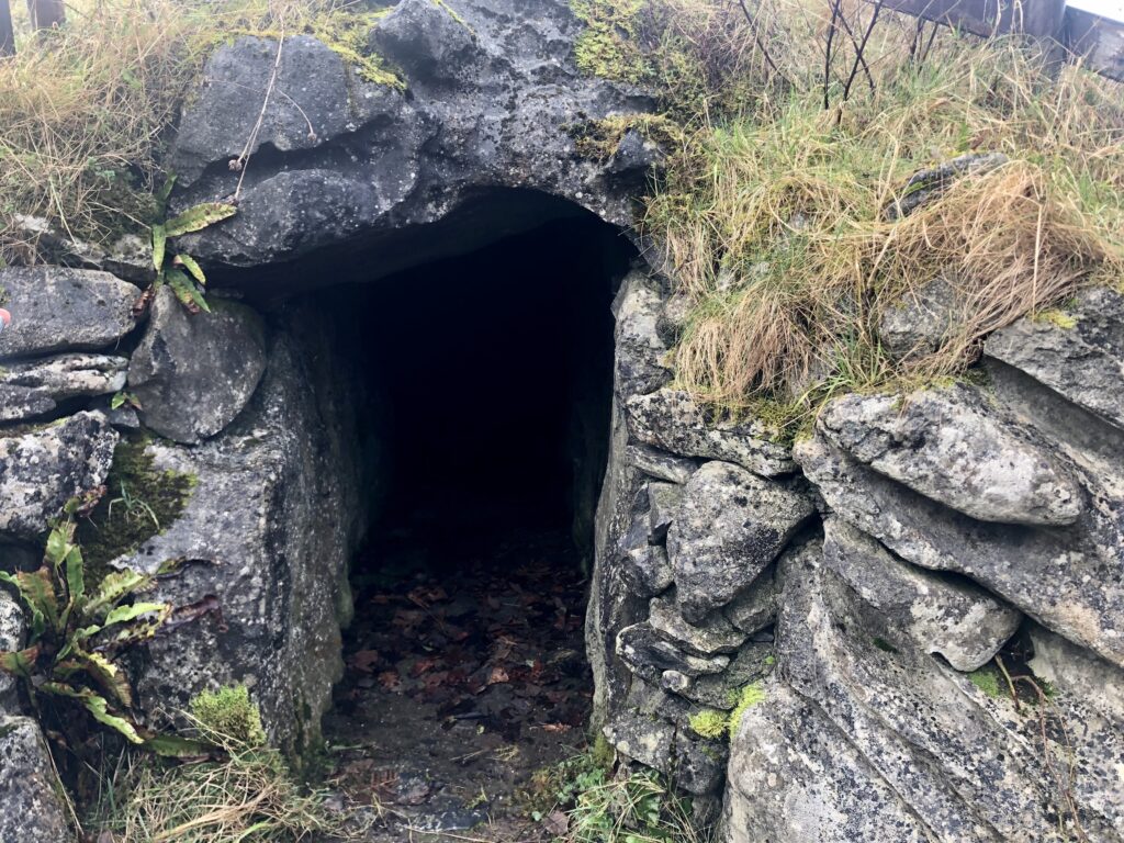 Stone chamber - Exploring Celtic Gardens in Galway With Kids