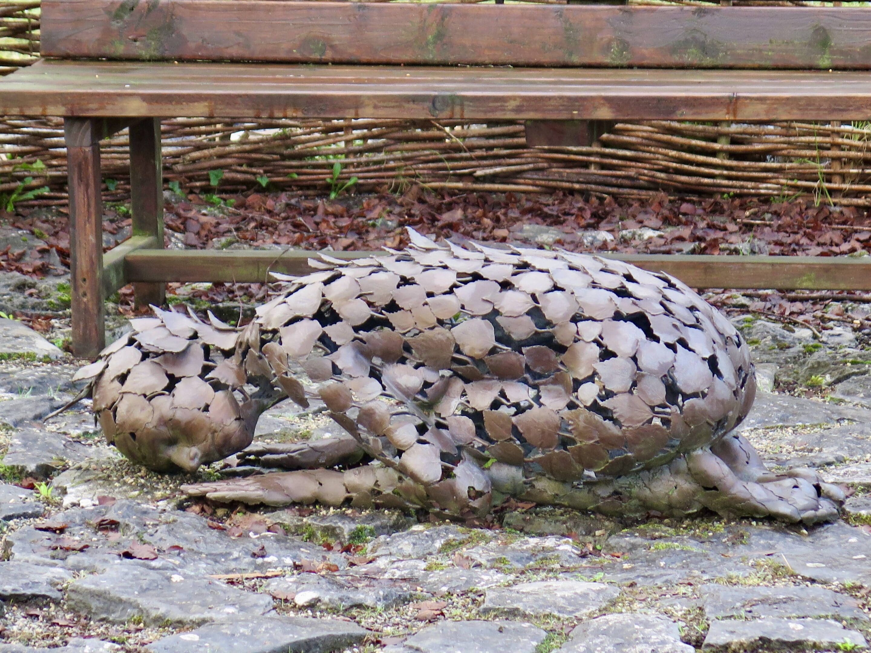 Sculpture of sleeping lady - Exploring Celtic Gardens in Galway With Kids