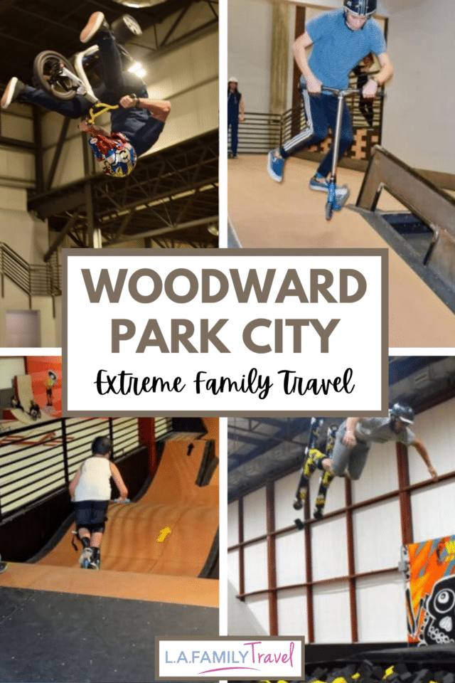 Woodward Park City is a fun place to go with kids for adventure family travel. Skateboarding, BMX biking, gymnastics, skiing, snowboarding indoors and outdoors is all available on this fun family trip to park city, utah!