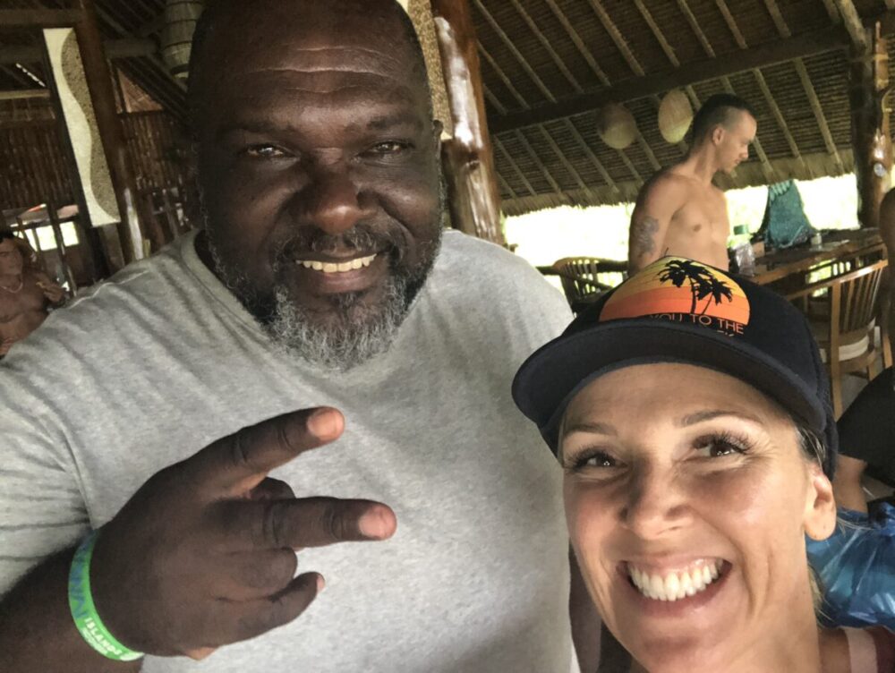 Felipe and me selfie - Surfing Indonesia - The Best Family Surf Trip