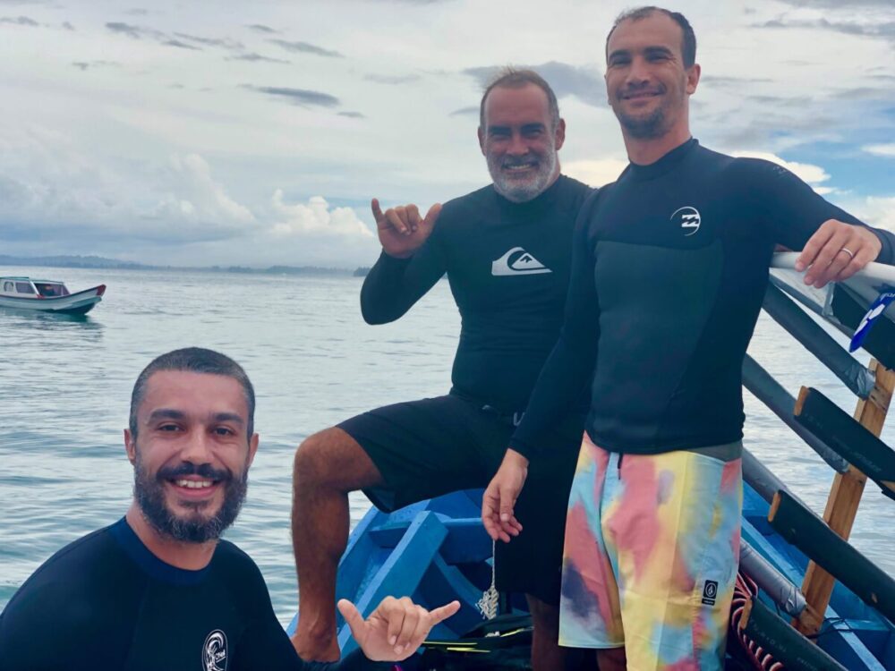 On the deck of the boat from Mentawai Surf Resort - Surfing Indonesia - The Best Family Surf Trip