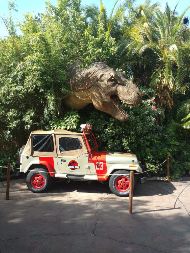 Jurassic Park jeep - What to Expect if You Visit Universal Orlando During COVID