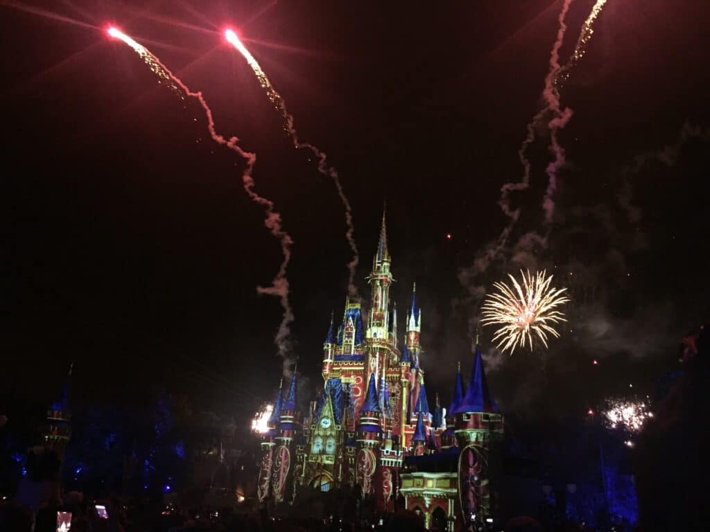 Disney Castle fireworks - The Only Things You Need to Pack in a Theme Park Bag