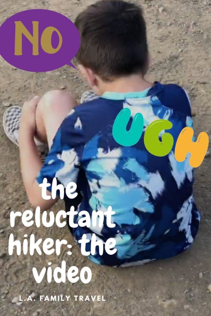 When you want to explore the outdoors with your kids but your kids have a different idea. Here's our video of our family hike with our reluctant hiker and the funny stuff that happened throughout.
