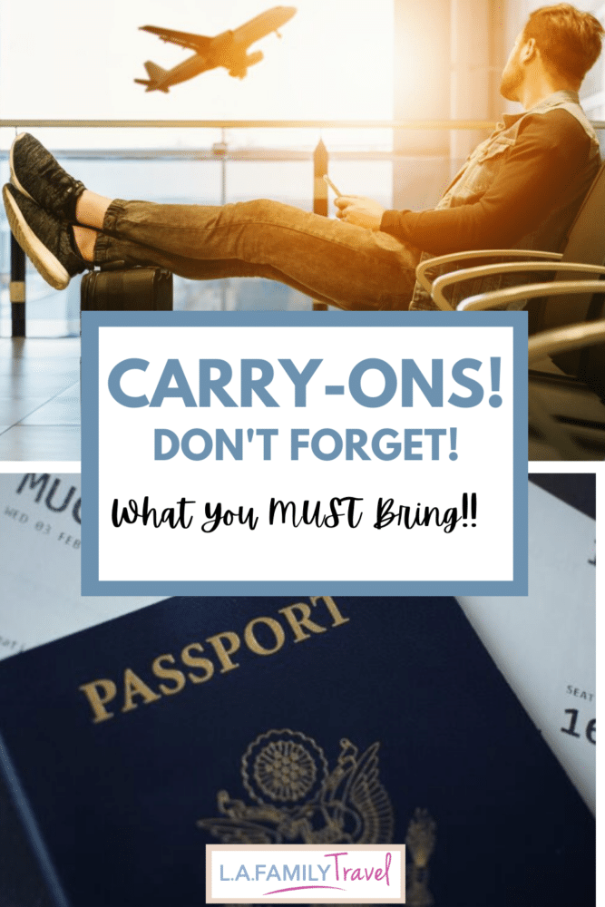 What You Must Bring On Your Flight Carry-On