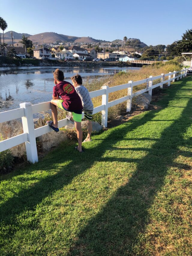 pismo coast village rv resort lagoon
