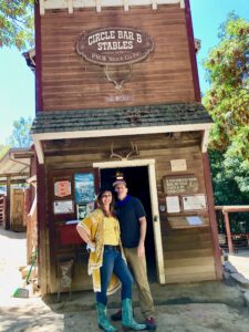 Horseback riding at the Circle Bar B Stables