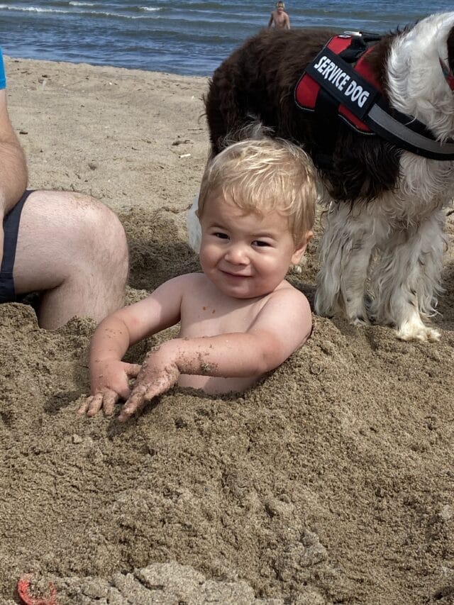 Toddler, Beach