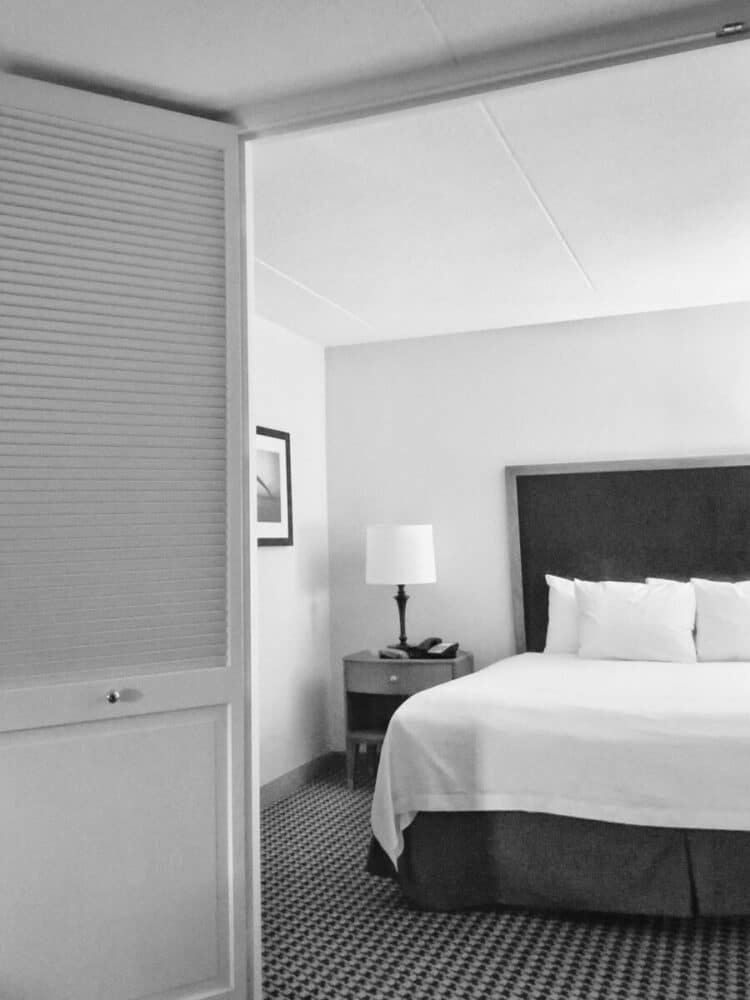 Hotel Room - 6 Tips to Survive your First Hotel Stay with a Baby