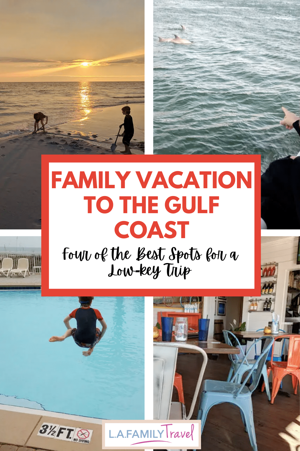 Four Spots on the Gulf Coast for A Low-Key Family Vacation