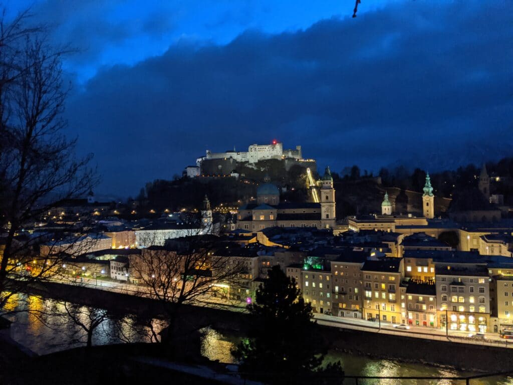 Salzburg from the top of the Kapuzinerberg - The Best Things to See in 48 Hours in Salzburg