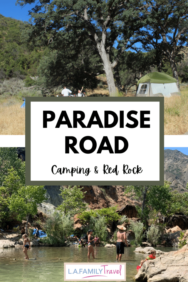 camping, paradise, red rock, santa barbara, los angeles, family, getaway 