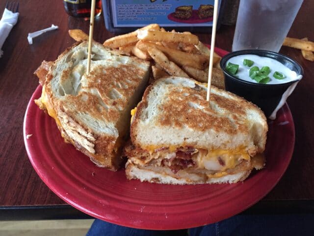 Picture of Potato Bacon Bomb Sandwich