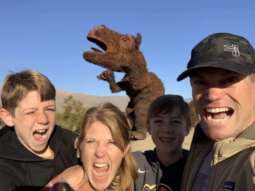 Desert art in Borrego Springs