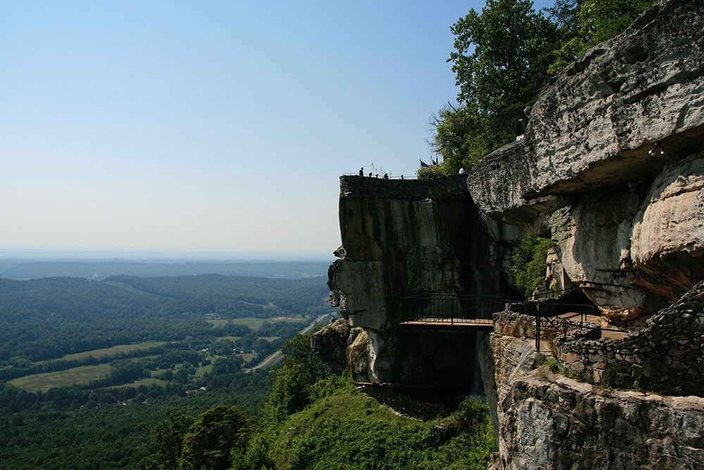 side of a mountain - things to do with kids in Chattanooga
